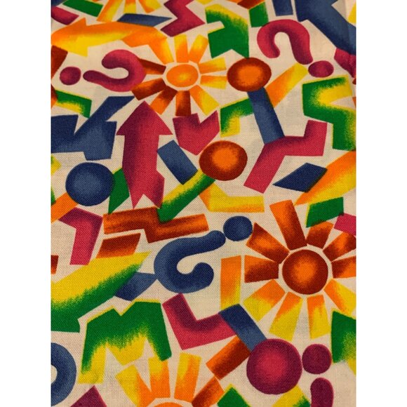 Colorful Geometric Cotton Fabric 1/2 Yard 44" Wide Quilting - Picture 2 of 4